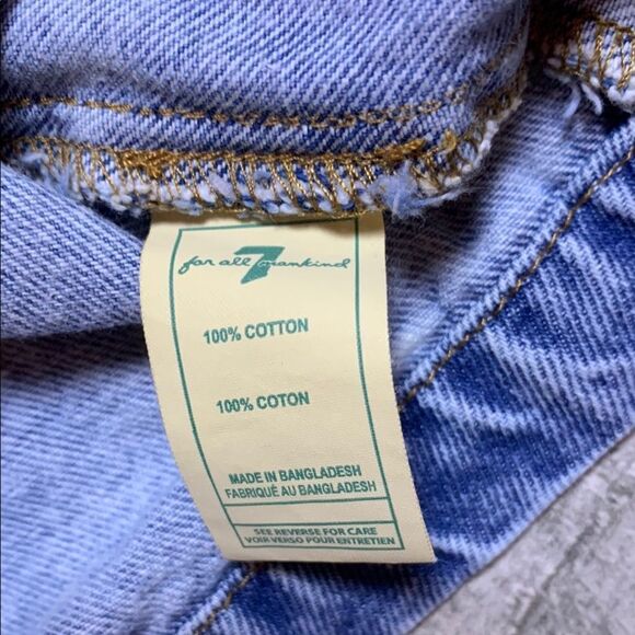 7 For All Mankind Chic Girls Denim Button-Up Dress with Pockets 24 Months - Picture 6 of 7